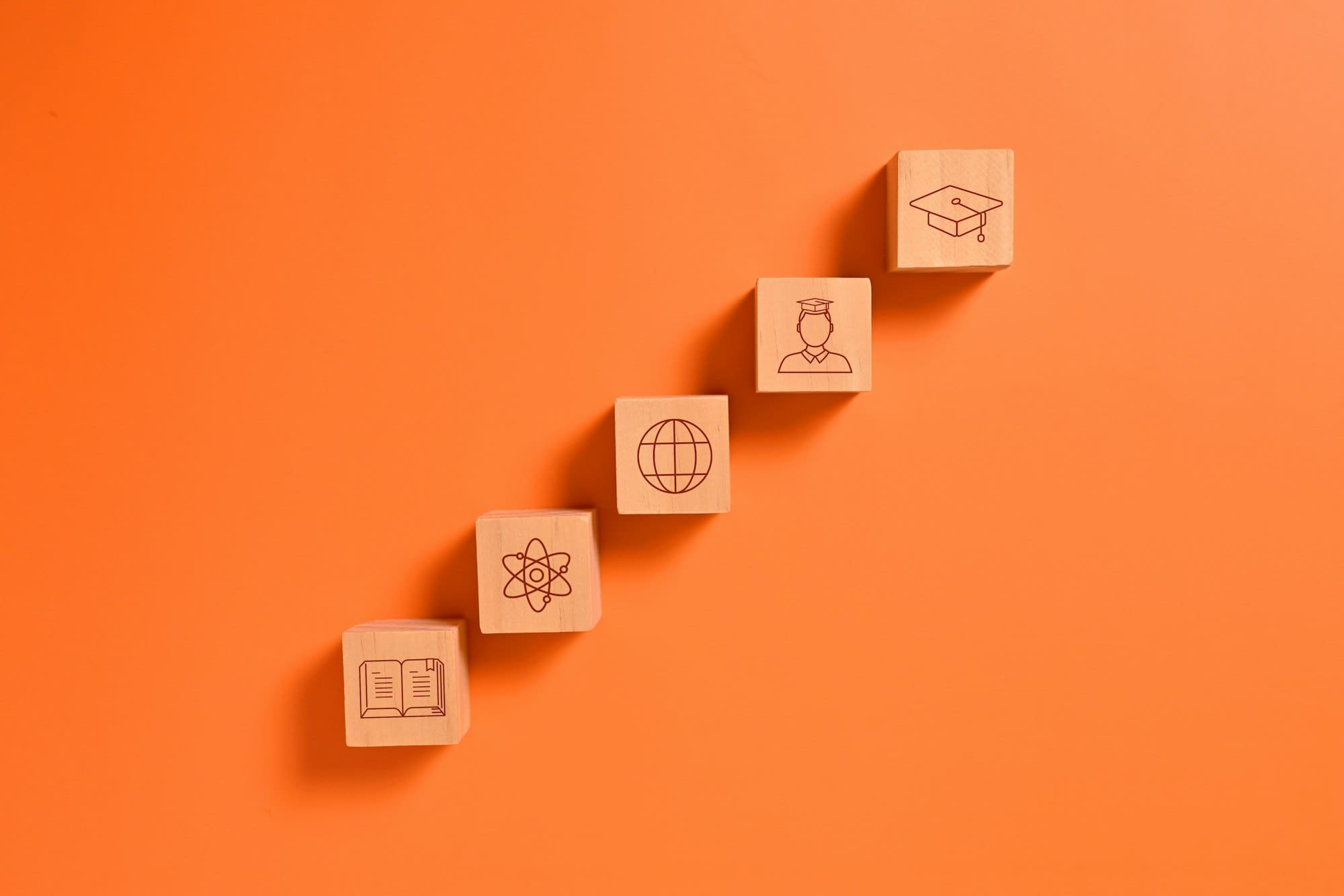 education icon and graduate cap concept. person graduation icon. High quality photo